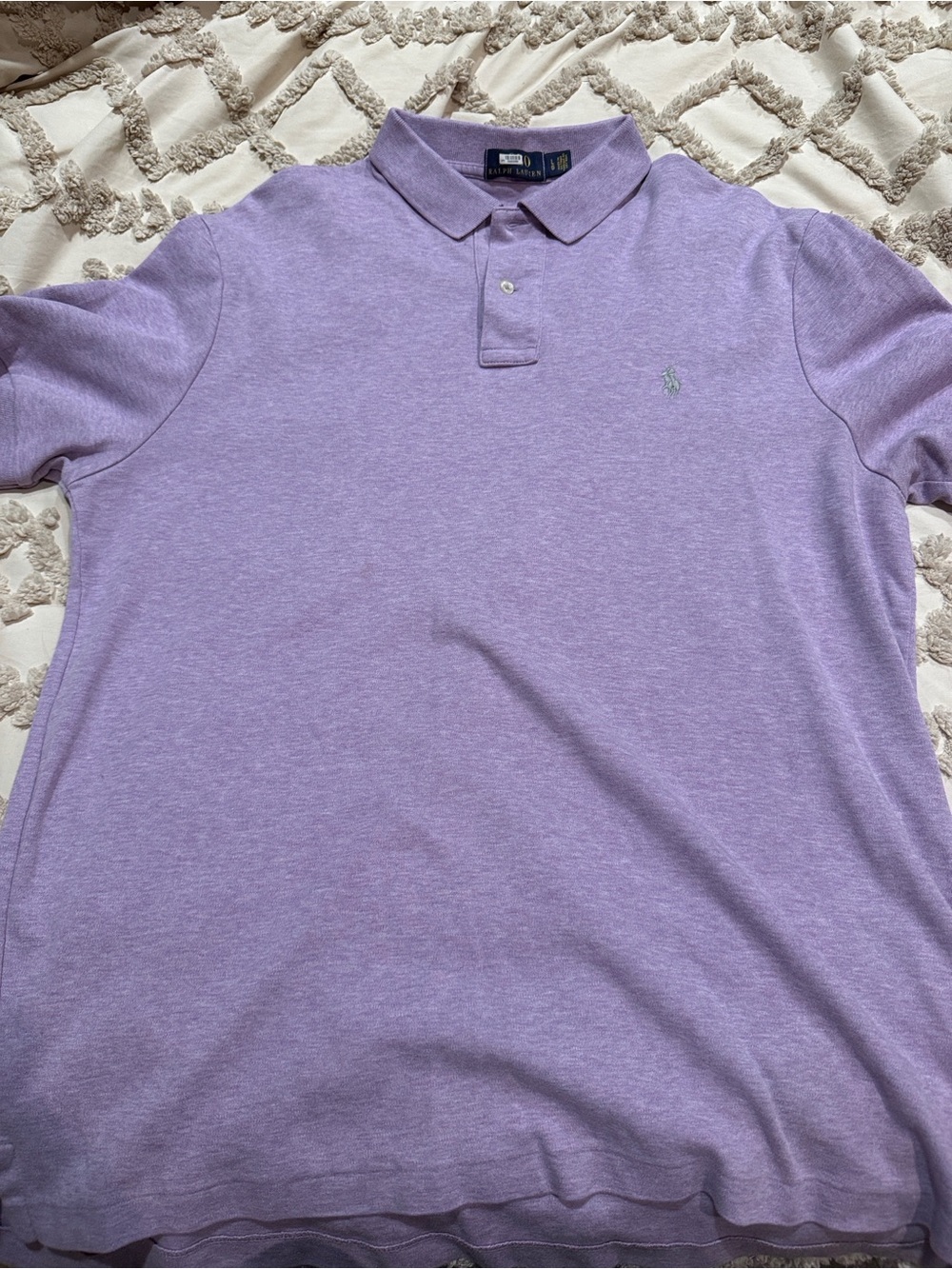 Polo by Ralph Lauren Lavender Short-Sleeve Polo